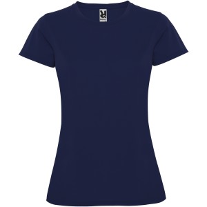 Montecarlo short sleeve women's sports t-shirt, Navy Blue (T-shirt, mixed fiber, synthetic)