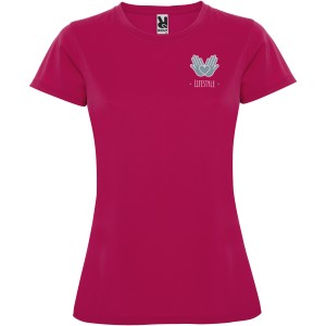 Montecarlo short sleeve women's sports t-shirt, Rossette (T-shirt, mixed fiber, synthetic)