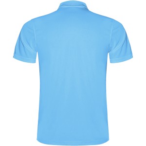 Monzha short sleeve kids sports polo, Turquois (Polo short, mixed fiber, synthetic)