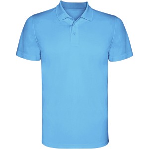 Monzha short sleeve kids sports polo, Turquois (Polo short, mixed fiber, synthetic)