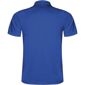 Monzha short sleeve men's sports polo, Royal (Polo short, mixed fiber, synthetic)