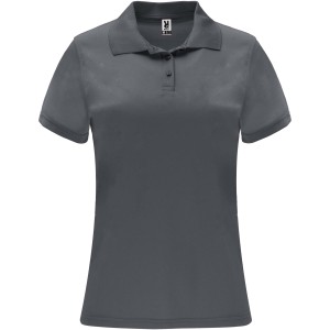 Monzha short sleeve women's sports polo, Lead (Polo short, mixed fiber, synthetic)