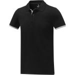 Morgan short sleeve men?s duotone polo, Solid black <font size=1>[ENG]</font> (3811090)