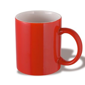 Ceramic mug, 0.3 ltr, red (Mugs)