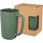 Perk 480 ml ceramic mug, Heather green