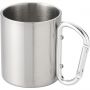 Alps 200 ml vacuum insulated mug with carabiner, Silver