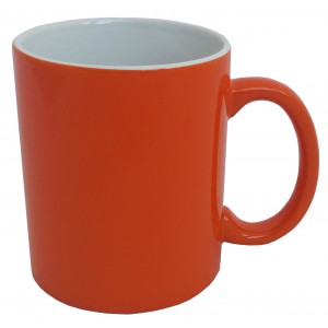Ceramic mug, 0.3 ltr, orange (Mugs)