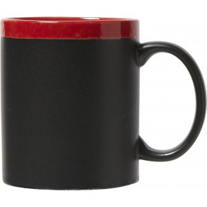 Ceramic mug Claude, red (Mugs)