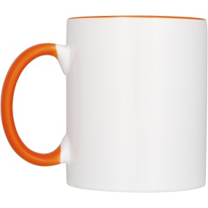 Ceramic sublimation mug 4-pieces gift set, Orange (Mugs)