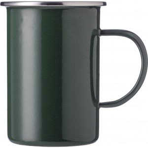 Enamel mug (550 ml) Ayden, green (Mugs)