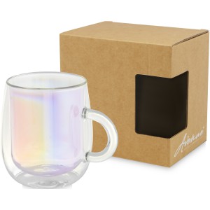 Iris 330 ml glass mug, Multi-colour (Mugs)