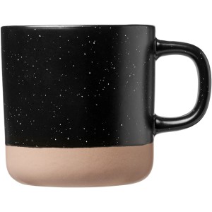 Pascal 360 ml ceramic mug, Black (Mugs)