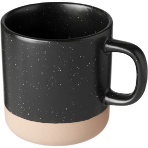 Pascal 360 ml ceramic mug, Black (Mugs)