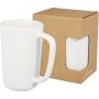 Perk 480 ml ceramic mug, White