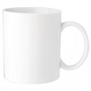 Porcelain mug, 0.3 ltr, white (Mugs)