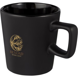 Ross 280 ml ceramic mug, Matt black (Mugs)