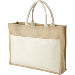 Mumbay Jute Tragetasche 18L, natur, natur