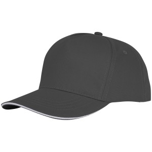 Ceto Kappe mit 5 Segmenten und Sandwichschirm, storm grey