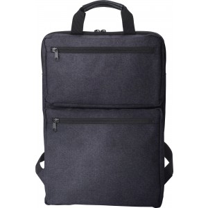 Polycanvas (300D) backpack Seth, Schwarz