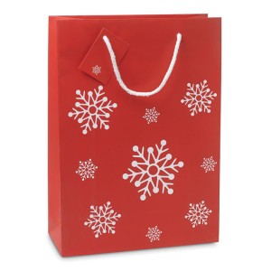 Gift paper bag large, Red <font size=1>[ENG]</font>