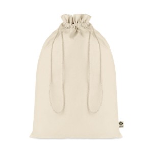 Large organic cotton gift bag, Beige <font size=1>[ENG]</font>
