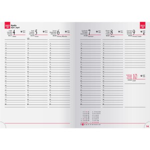 NAGY naptr, A/5 heti, kk (Calendars)