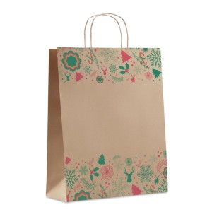 Gift paper bag large, Beige <font size=1>[ENG]</font>