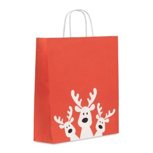 Gift paper bag large, Red <font size=1>[ENG]</font>