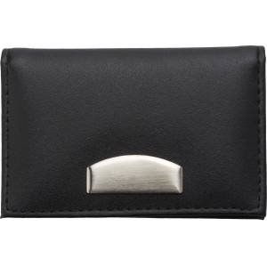 Bonded leather credit card holder Bethany, black (Card holders)