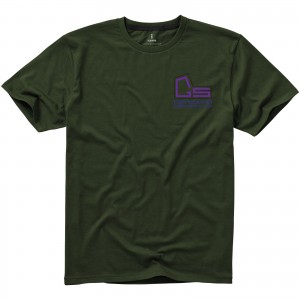 Nanaimo short sleeve men's t-shirt, Army Green (T-shirt, 90-100% cotton)