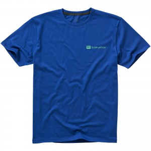 Nanaimo short sleeve men's t-shirt, Blue (T-shirt, 90-100% cotton)