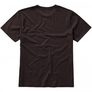 Nanaimo short sleeve men's t-shirt, Chocolate Brown (T-shirt, 90-100% cotton)