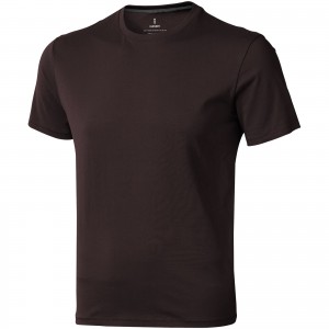 Nanaimo short sleeve men's t-shirt, Chocolate Brown (T-shirt, 90-100% cotton)