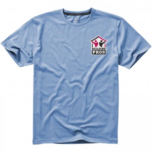 Nanaimo short sleeve men's t-shirt, Light blue (T-shirt, 90-100% cotton)