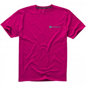 Nanaimo short sleeve men's t-shirt, Pink (T-shirt, 90-100% cotton)