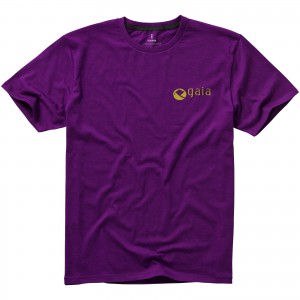 Nanaimo short sleeve men's t-shirt, Plum (T-shirt, 90-100% cotton)