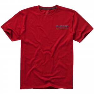 Nanaimo short sleeve men's t-shirt, Red (T-shirt, 90-100% cotton)