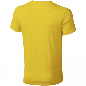 Nanaimo short sleeve men's t-shirt, Yellow (T-shirt, 90-100% cotton)