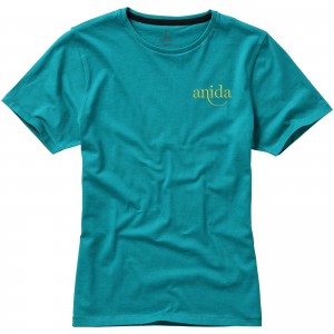 Nanaimo short sleeve women's T-shirt, Aqua (T-shirt, 90-100% cotton)