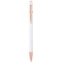 Nanna ballpoint pen with rose gold finish (blue ink), White