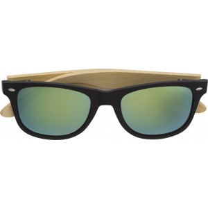 Sonnenbrille aus ABS und Bambus Luis, Gelb