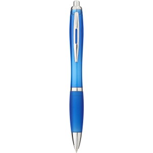 Nash ballpoint pen with coloured barrel and grip, aqua blue (Plastic pen)