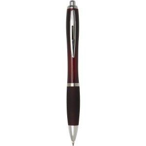 Nash ballpoint pen with coloured barrel and grip, Merlot (Plastic pen)