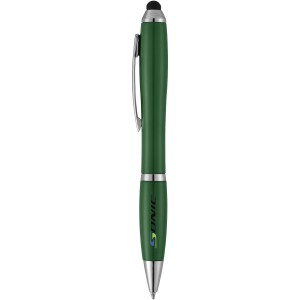 Nash coloured stylus ballpoint pen, Green (Plastic pen)