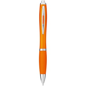 Nash Kugelschreiber mit farbigem Schaft und Griff, orange