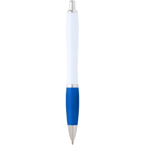 Nash recycled plastic ballpoint pen (black ink), Aqua (Plastic pen)