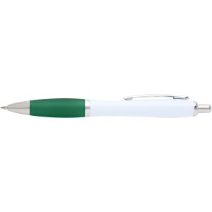 Nash recycled plastic ballpoint pen (black ink), Green (Plastic pen)