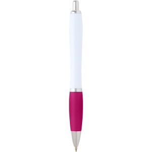 Nash recycled plastic ballpoint pen (blue ink), Pink (Plastic pen)