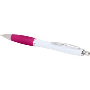 Nash recycled plastic ballpoint pen (blue ink), Pink (Plastic pen)