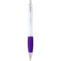 Nash recycled plastic ballpoint pen (blue ink), Purple